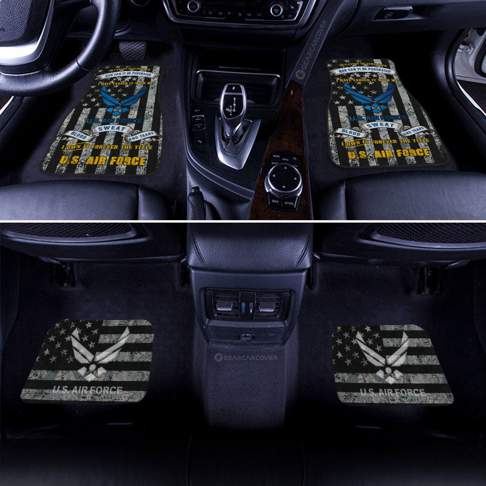 US Air Force Car Floor Mats Custom Car Accessories