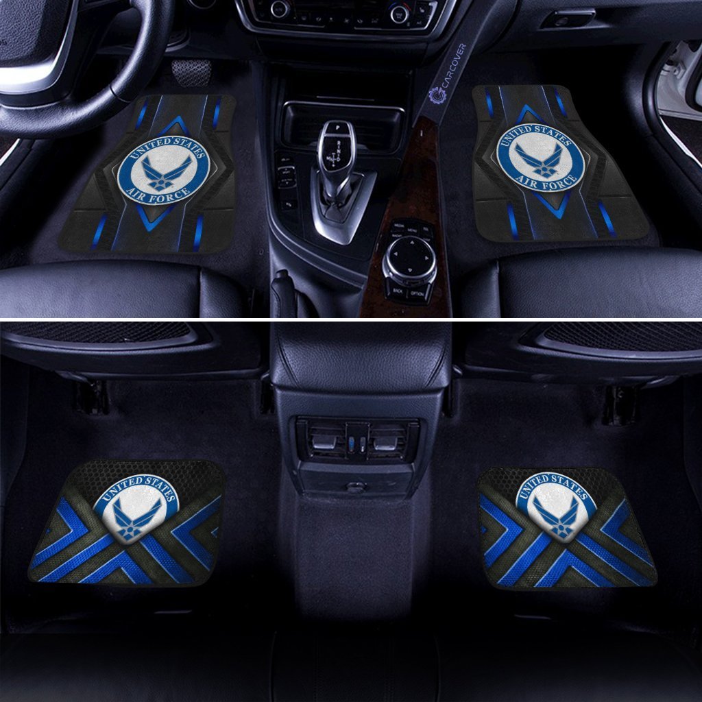 US Air Force Car Floor Mats Custom Military Car Accessories For Retired Air Force