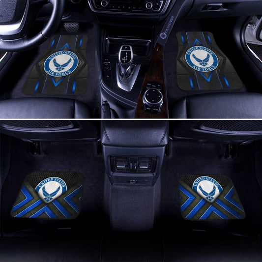 US Air Force Car Floor Mats Custom Military Car Accessories For Retired Air Force