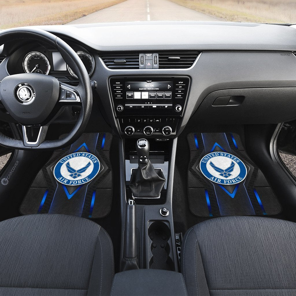 US Air Force Car Floor Mats Custom Military Car Accessories For Retired Air Force