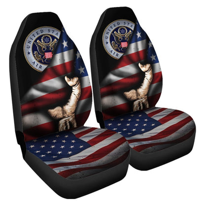 US Air Force Car Seat Covers Custom American Flag Car Accessories Great