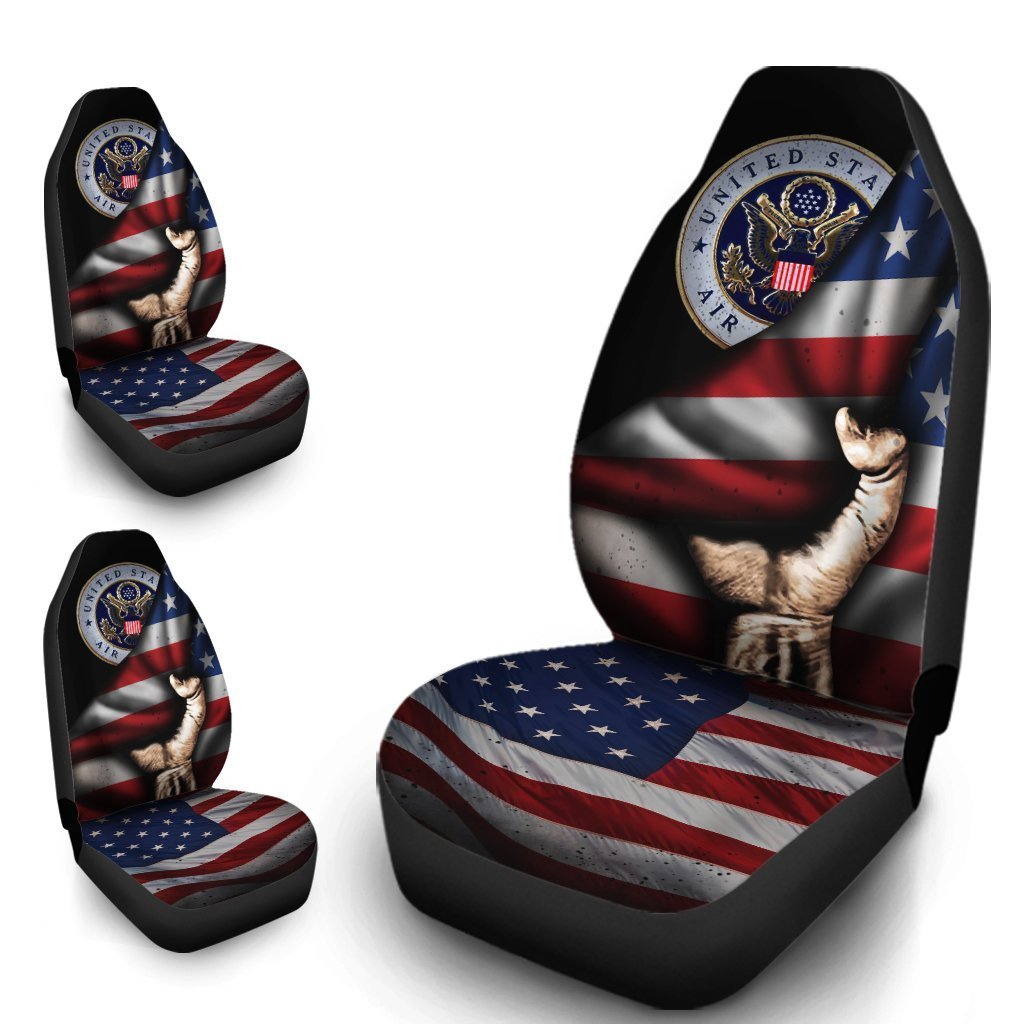 US Air Force Car Seat Covers Custom American Flag Car Accessories Great