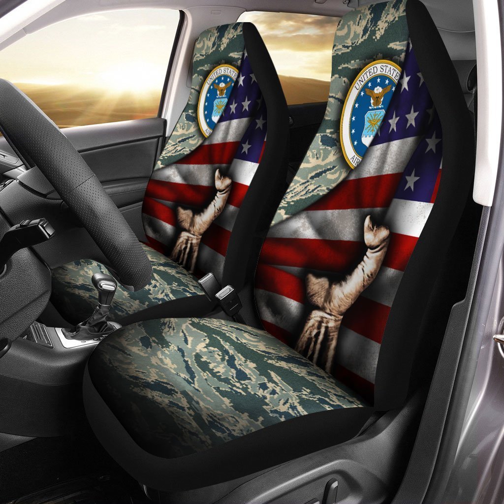 US Air Force Car Seat Covers Custom Camouflage Car Interior Accessories