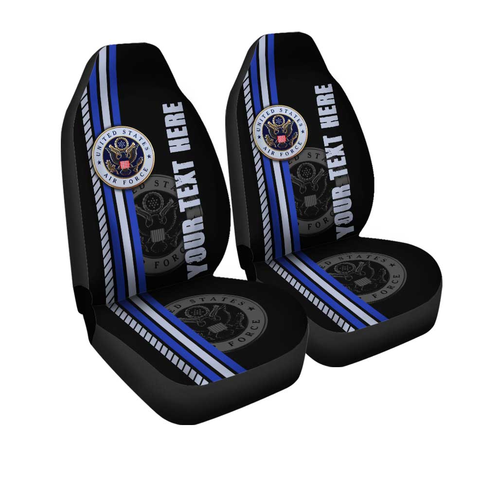 US Air Force Car Seat Covers Custom Name Car Interior Accessories