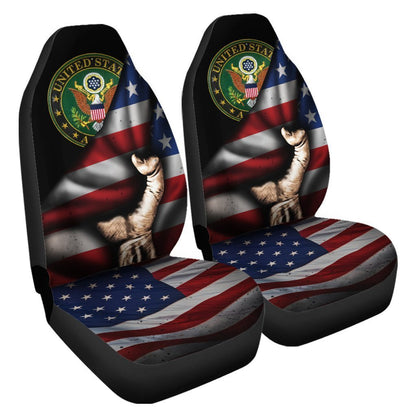 US Army Car Seat Covers Custom American Flag Car Accessories Best