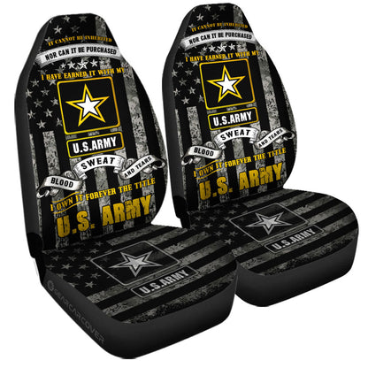 US Army Car Seat Covers Custom Car Accessories