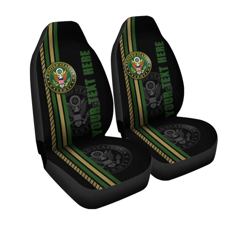 US Army Car Seat Covers Custom Name Car Interior Accessories