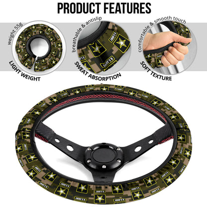 US Army Car Steering Wheel Cover
