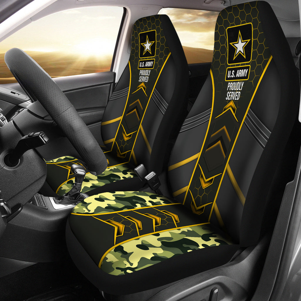 US Army Prouly Served Car Seat Covers