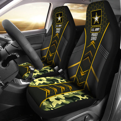 US Army Prouly Served Car Seat Covers
