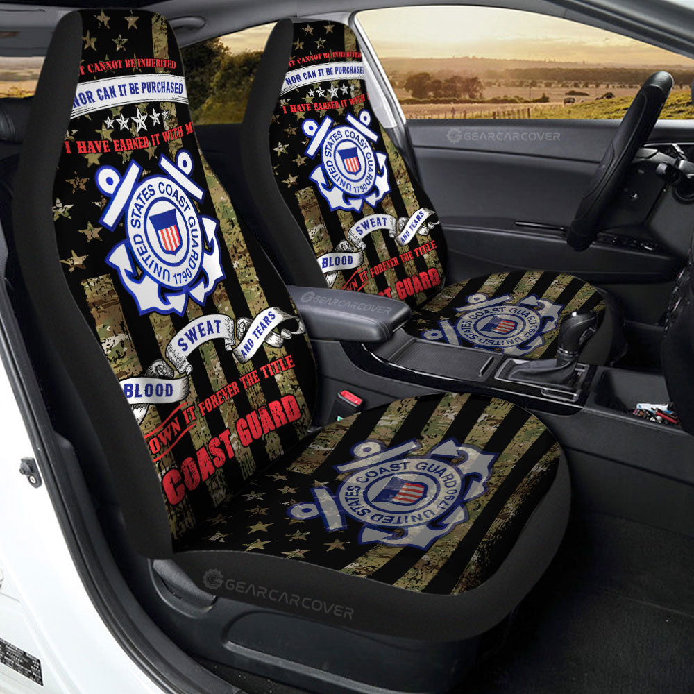 US Coast Guard Car Seat Covers Custom Car Accessories