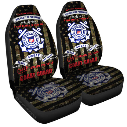 US Coast Guard Car Seat Covers Custom Car Accessories