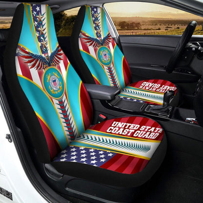 US Coast Guard Car Seat Covers Custom Car Interior Accessories
