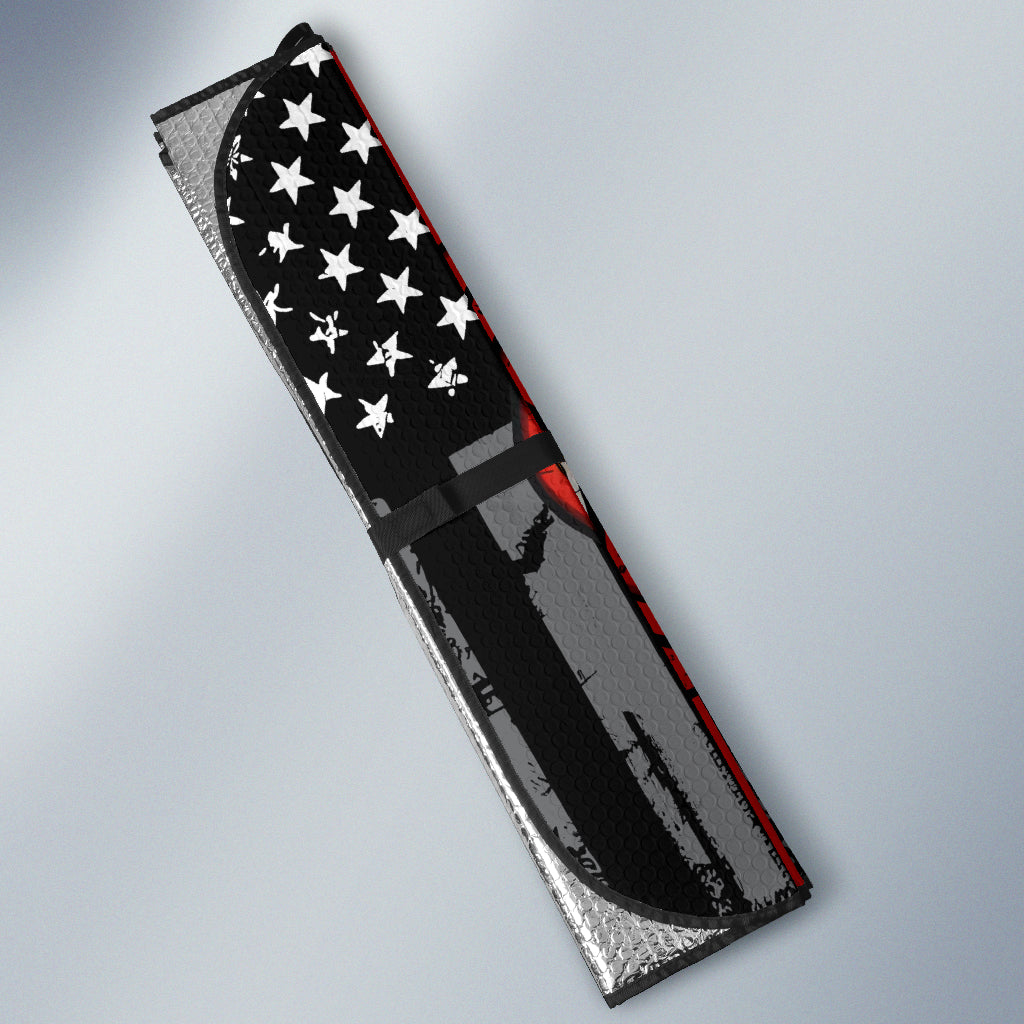 US Fire Firefighter Car Auto Sunshades