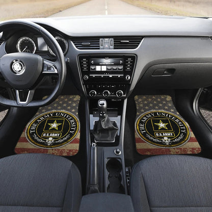 US Independence Day US Army University Always Faithful Car Floor Mats Car Accessories
