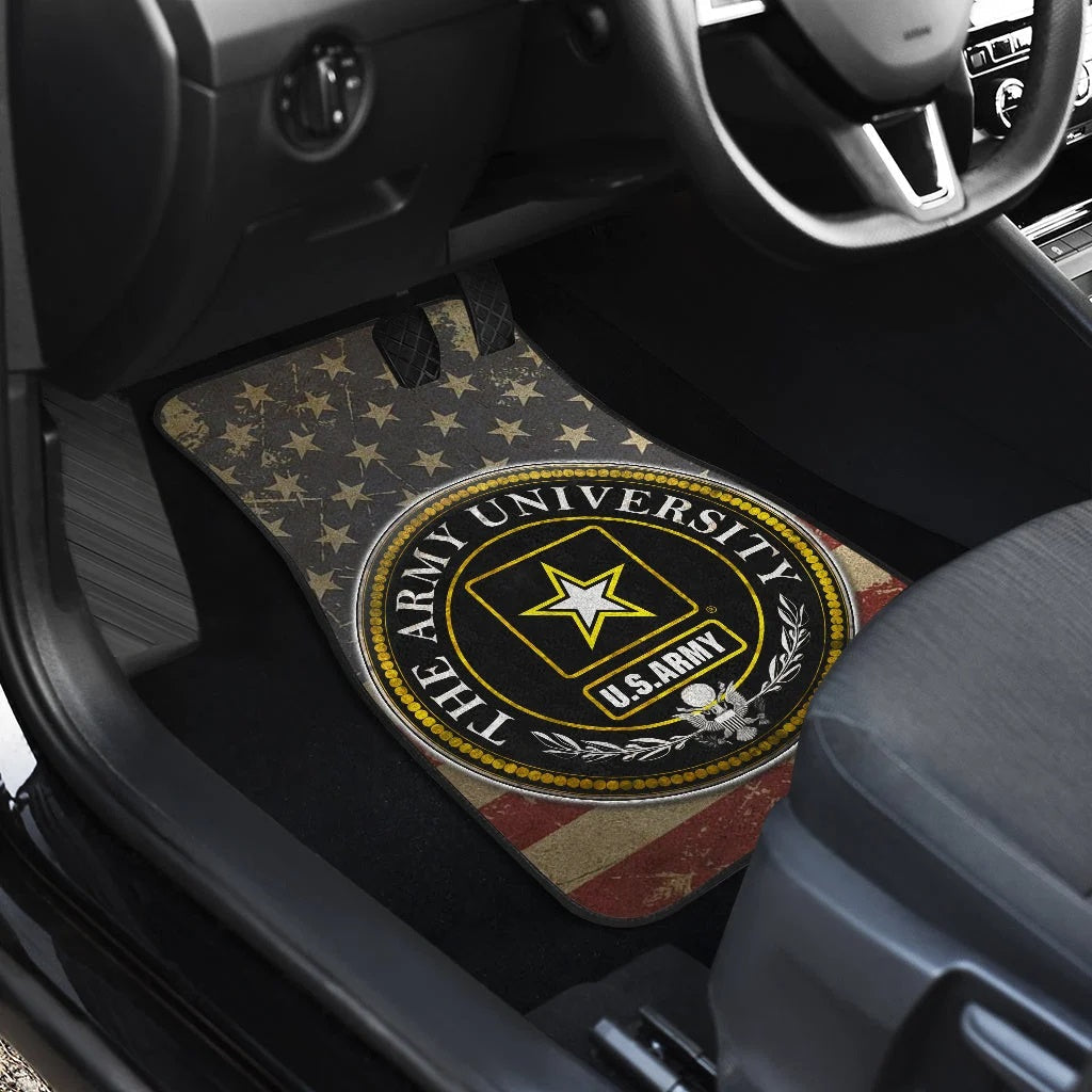 US Independence Day US Army University Always Faithful Car Floor Mats Car Accessories