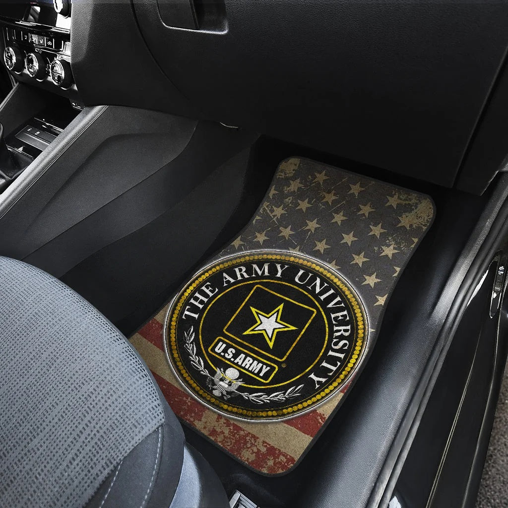 US Independence Day US Army University Always Faithful Car Floor Mats Car Accessories