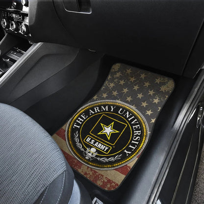 US Independence Day US Army University Always Faithful Car Floor Mats Car Accessories