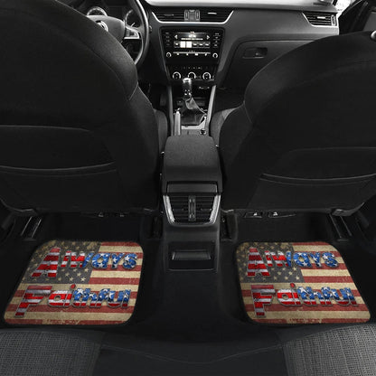 US Independence Day US Army University Always Faithful Car Floor Mats Car Accessories
