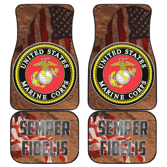 US Independence Day US Marine Corps Semper Fidelis Car Floor Mats Car Accessories