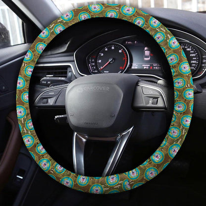 US Military Coast Guard Steering Wheel Cover Custom Car Accessories