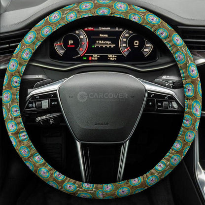 US Military Coast Guard Steering Wheel Cover Custom Car Accessories