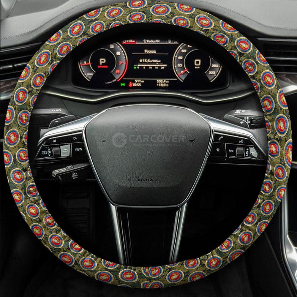 US Military Marine Corps Steering Wheel Cover Custom Car Accessories