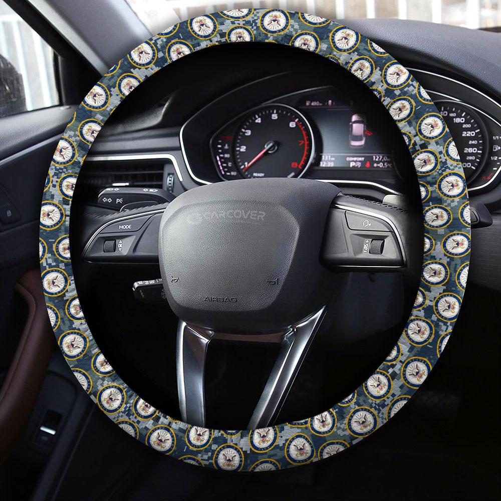 US Military Navy Steering Wheel Cover Custom Car Accessories