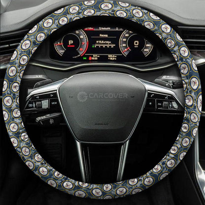US Military Navy Steering Wheel Cover Custom Car Accessories