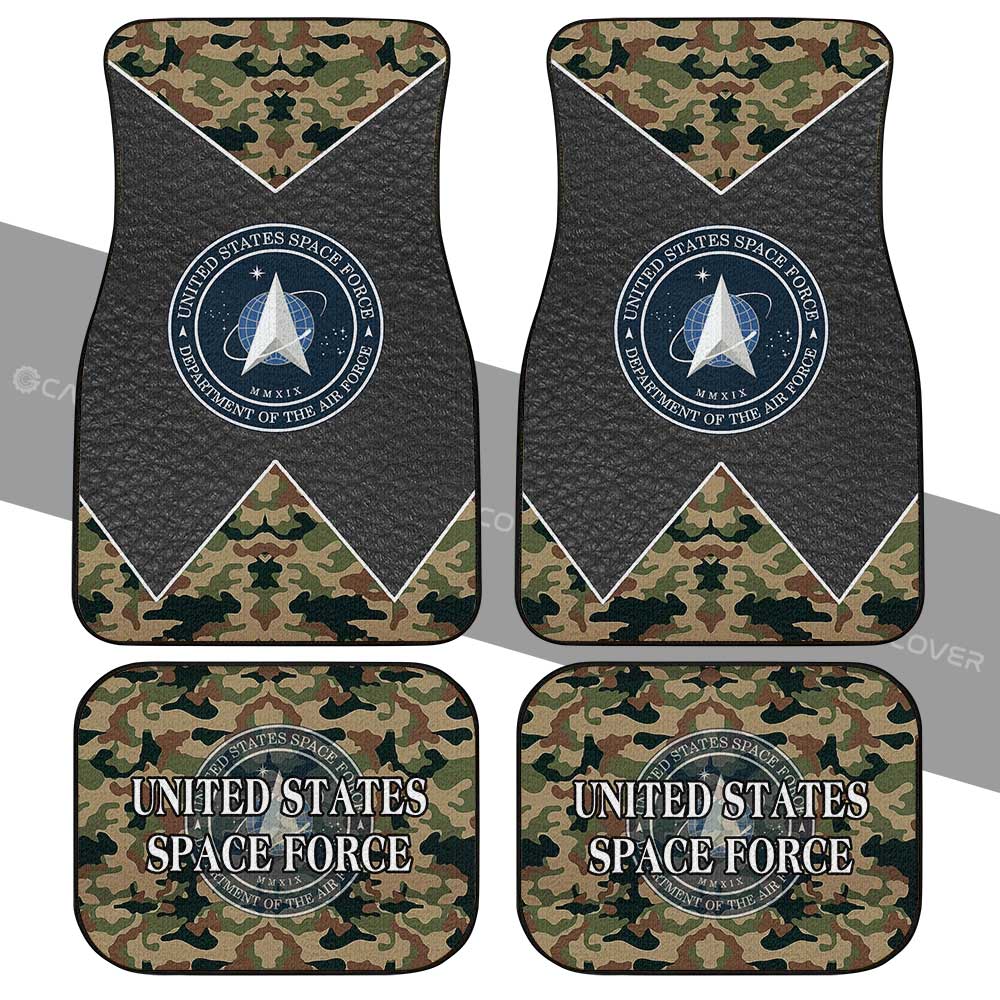 US Military Space Force Car Floor Mats Custom Car Accessories
