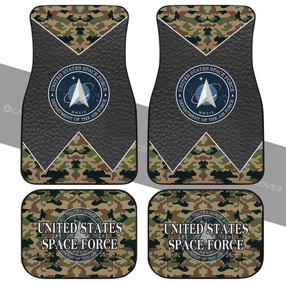 US Military Space Force Car Floor Mats Custom Car Accessories