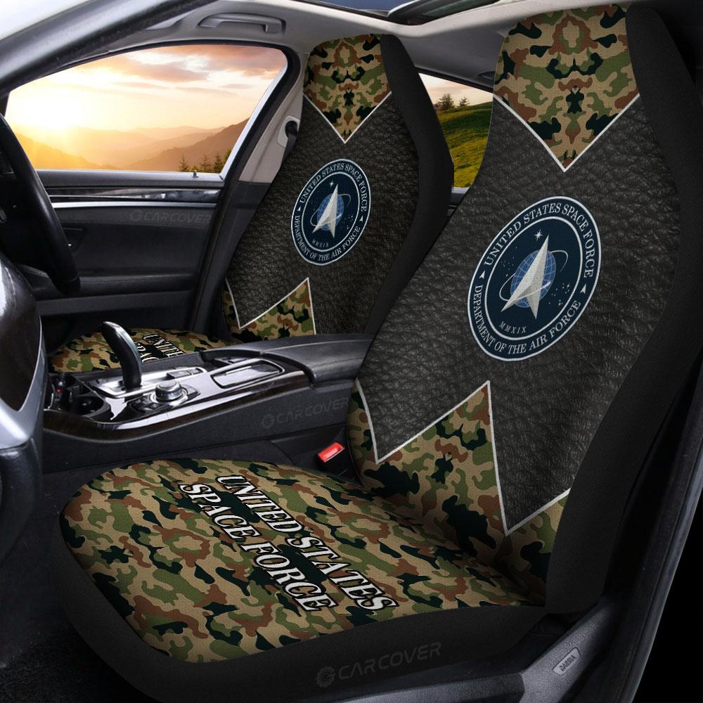 US Military Space Force Car Seat Covers Custom Car Accessories