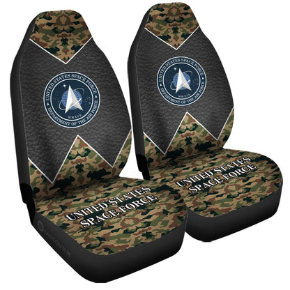 US Military Space Force Car Seat Covers Custom Car Accessories