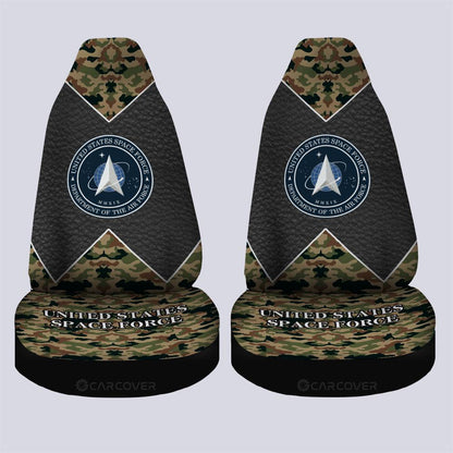 US Military Space Force Car Seat Covers Custom Car Accessories