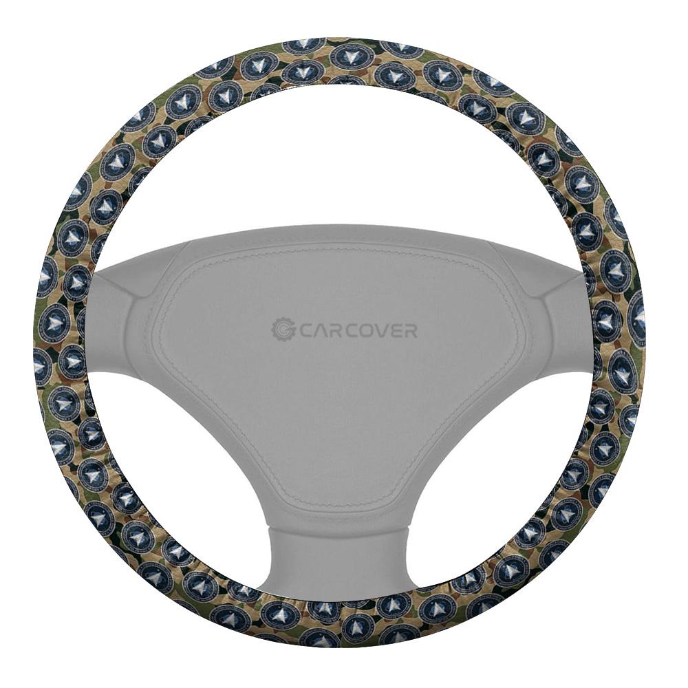 US Military Space Force Steering Wheel Cover Custom Car Accessories