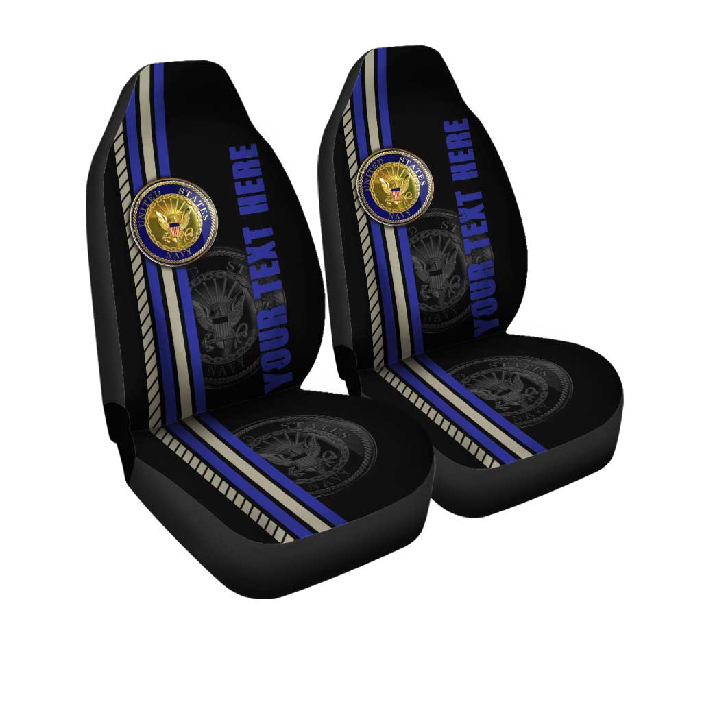 US Navy Car Seat Covers Custom Name Car Interior Accessories