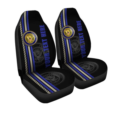 US Navy Car Seat Covers Custom Name Car Interior Accessories