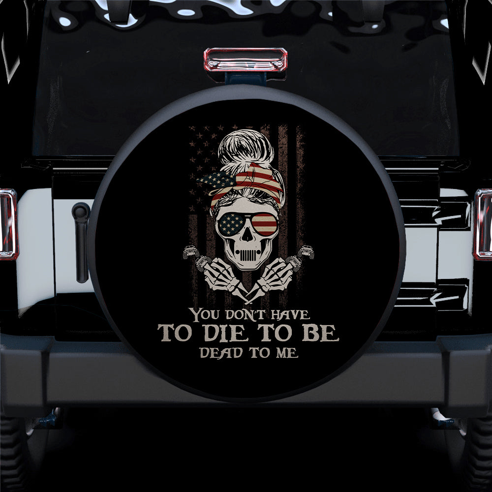 US Skull Jeep Girl You Dont Have Car Spare Tire Cover