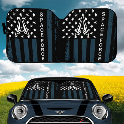 US Space Force Car Auto Sunshades