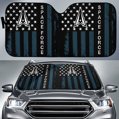 US Space Force Car Auto Sunshades