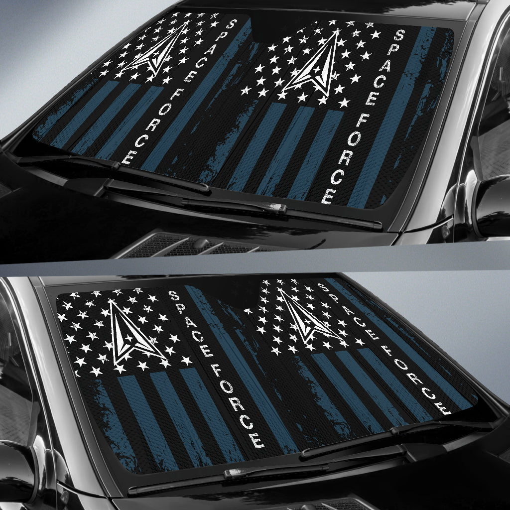 US Space Force Car Auto Sunshades