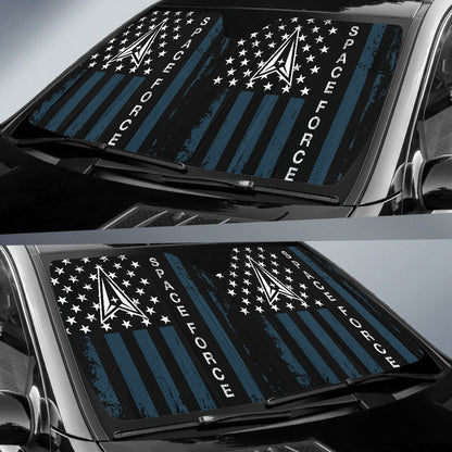 US Space Force Car Auto Sunshades