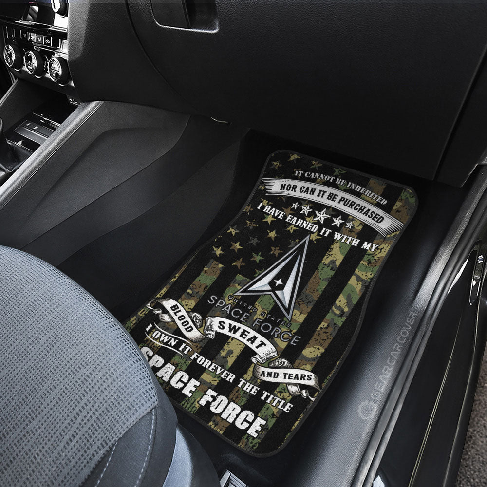 US Space Force Car Floor Mats Custom Car Accessories