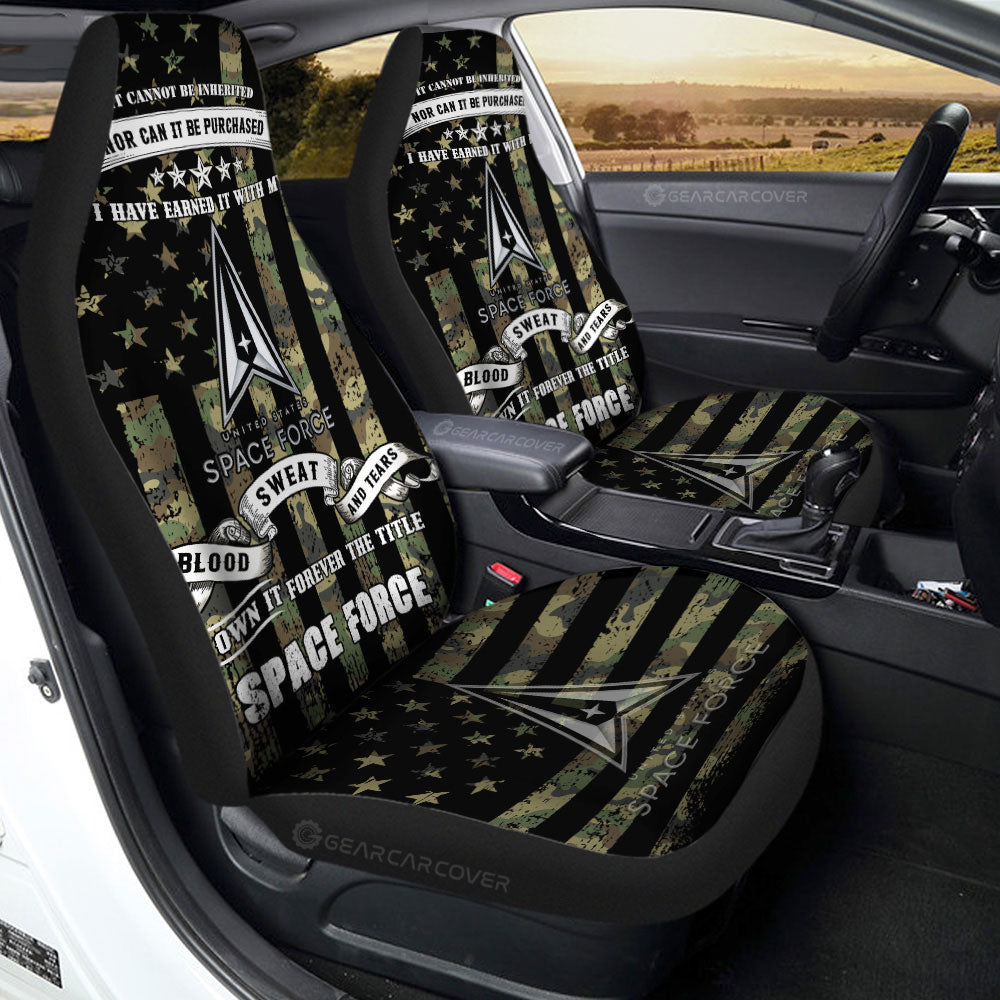 US Space Force Car Seat Covers Custom Car Accessories