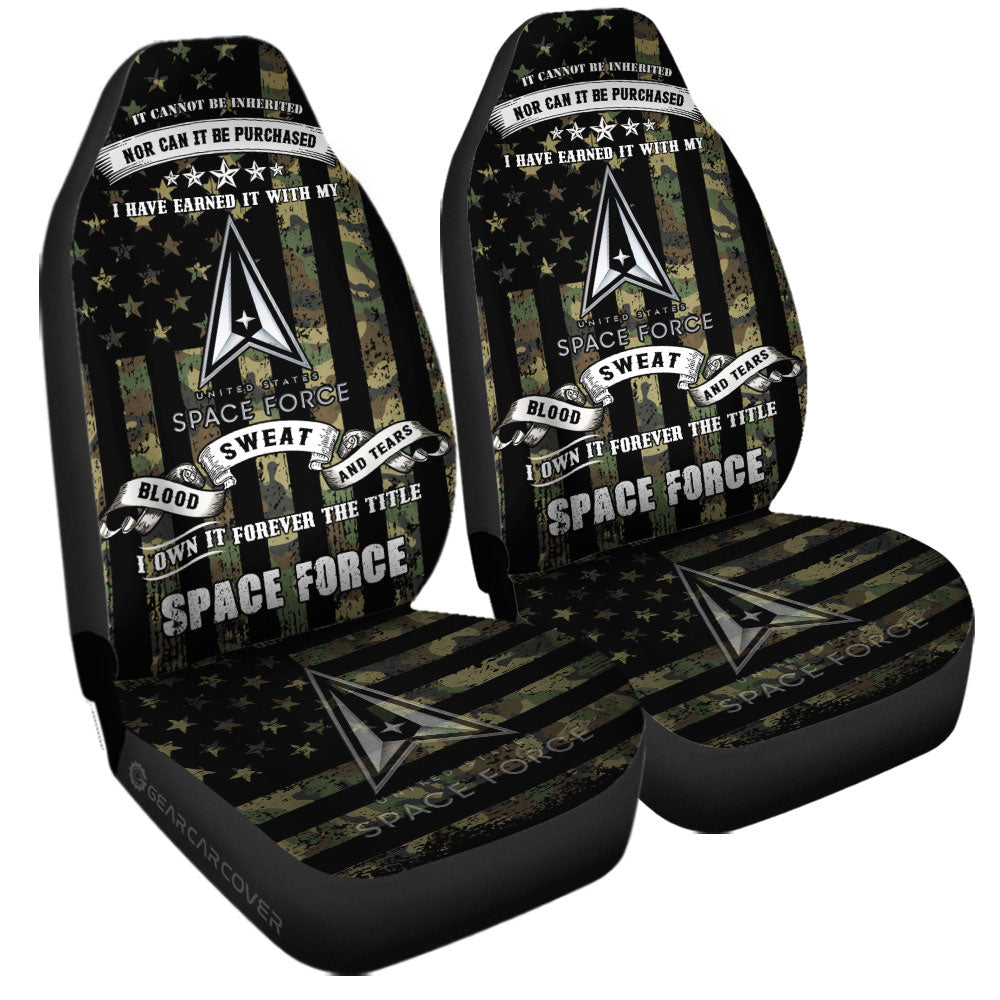 US Space Force Car Seat Covers Custom Car Accessories
