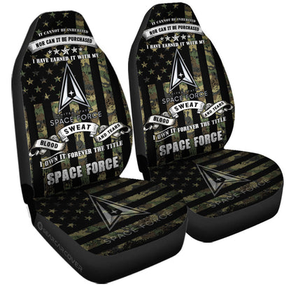 US Space Force Car Seat Covers Custom Car Accessories