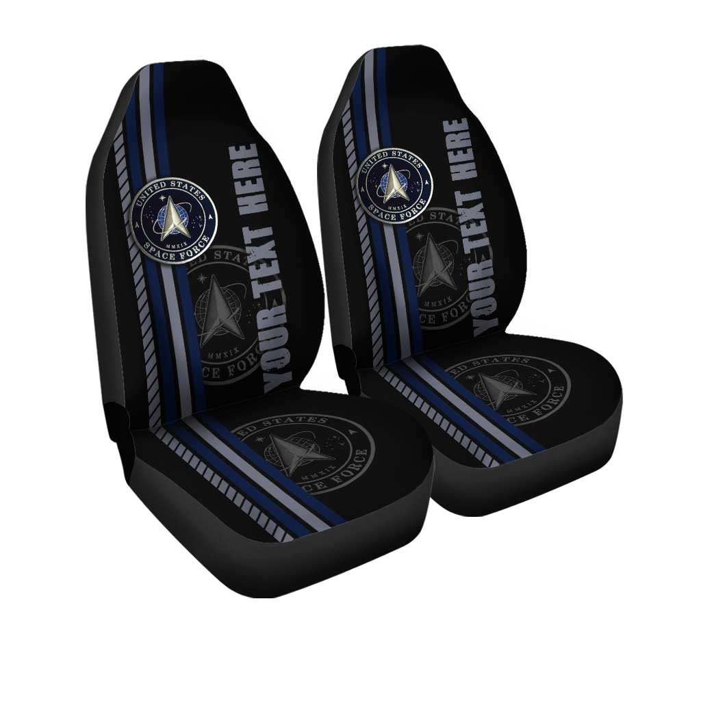 US Space Force Car Seat Covers Custom Name Car Interior Accessories