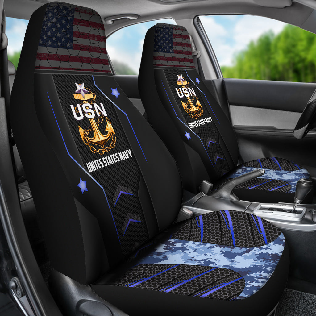 USN Unites States Navy Car Seat Covers