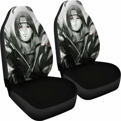 Uchiha Itachi Black And White Seat Covers 101719 Universal Fit