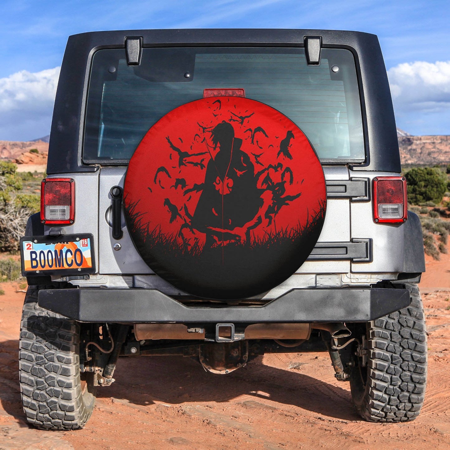 Uchiha Itachi Shadow Spare Tire Cover